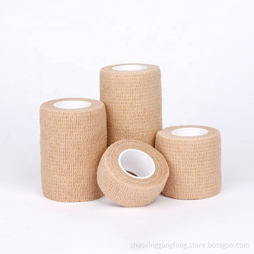 Medical sports self adhesive vet wrap elastic bandage